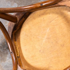 1950's Fischel French Slim Back Bentwood Dining Chairs - Set Of Six