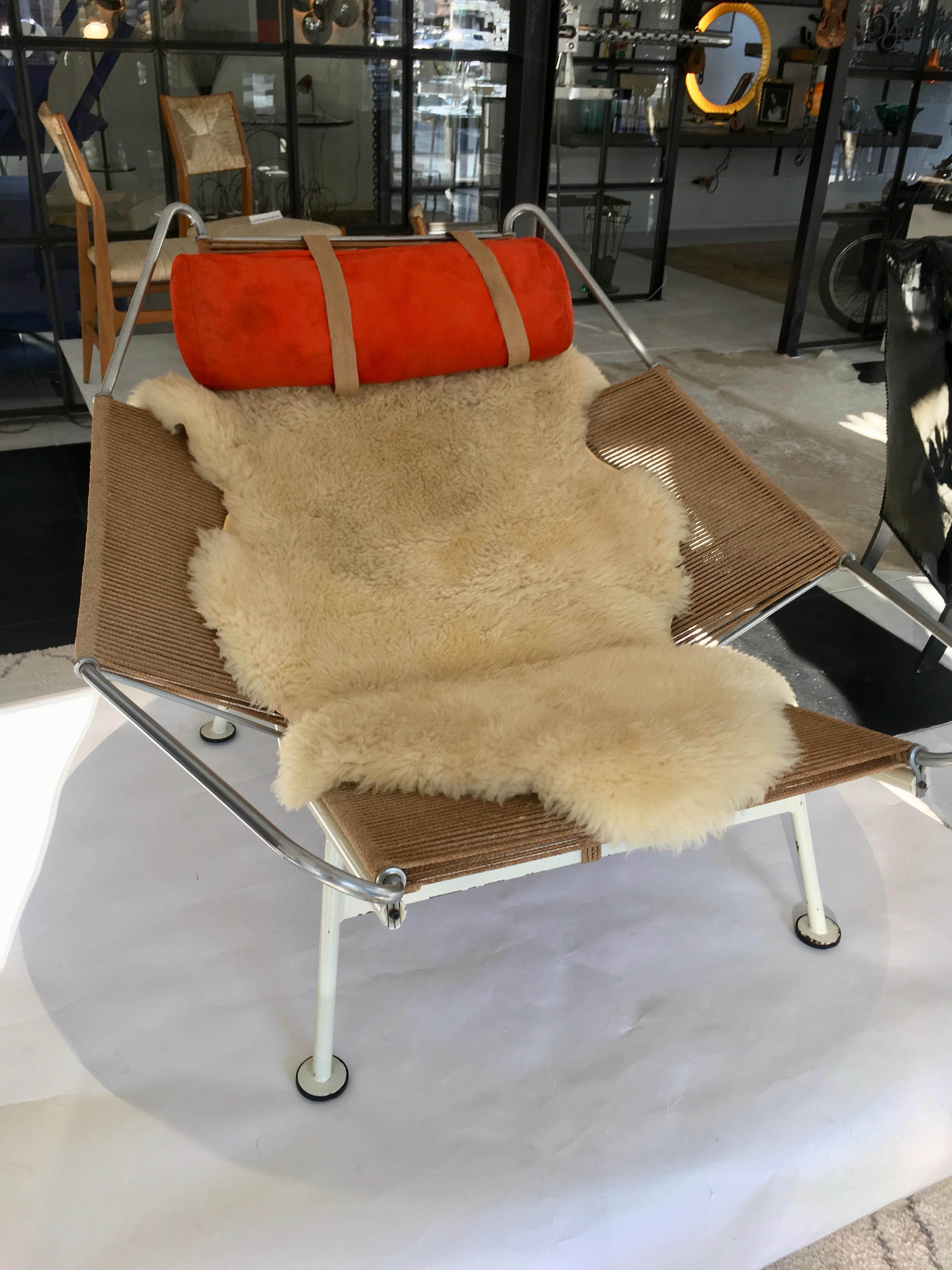 Danish Early Edition Flag Chair by Hans J. Wegner