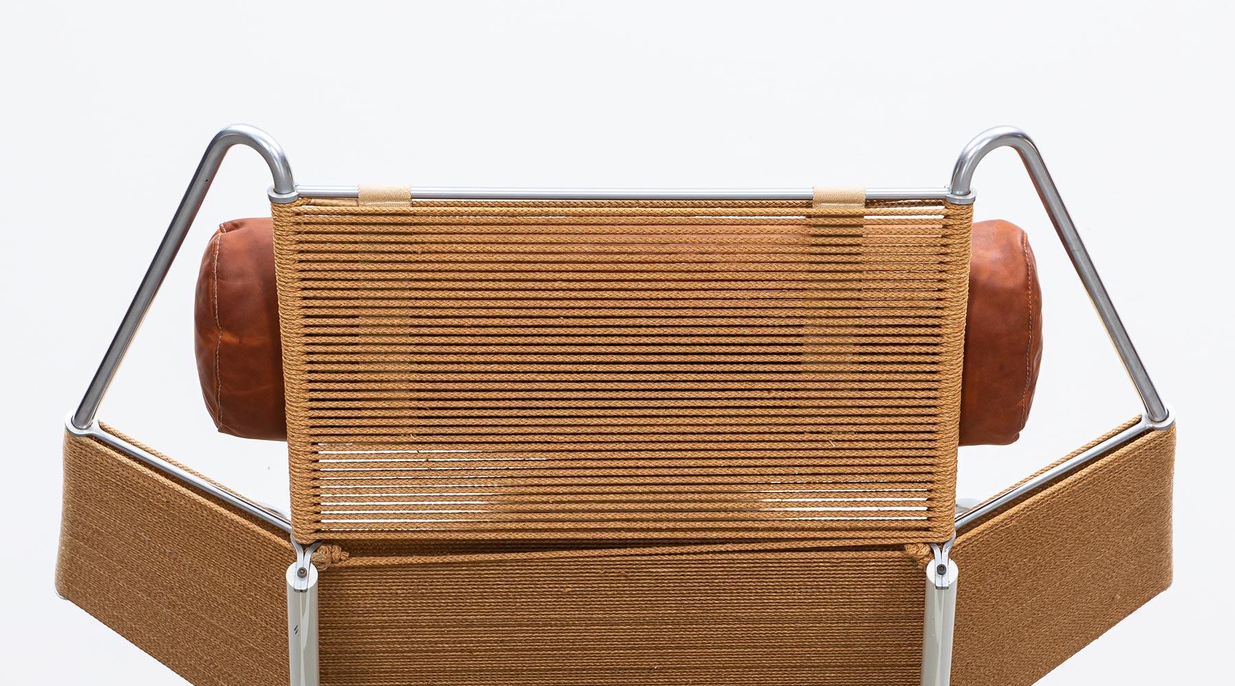 1950s Flag Halyard Lounge Chair by Hans Wegner for Getama For Sale 7