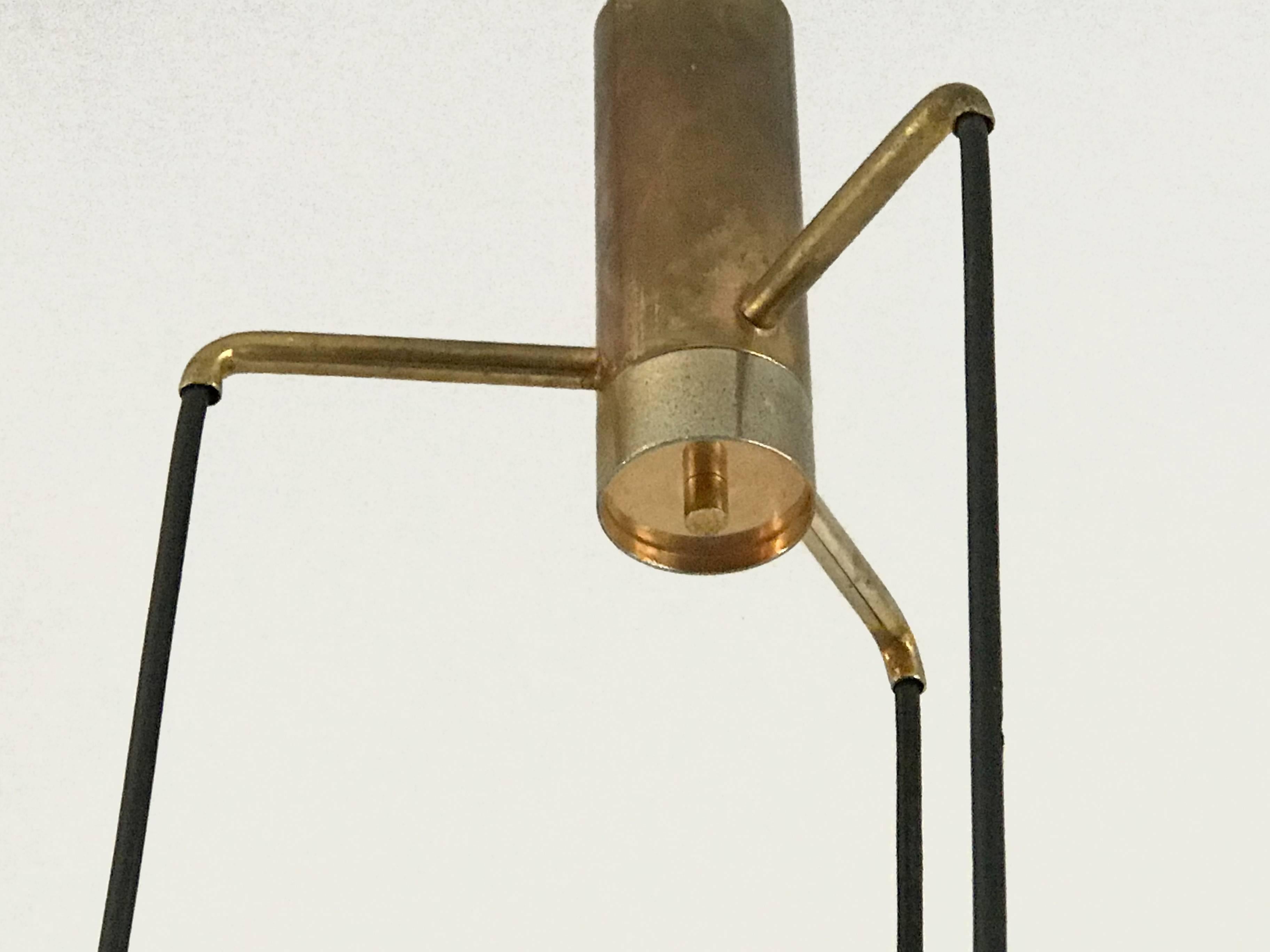 1950s Flavio Poli Italian Midcentury Modern Pendant Glass Lamp for Seguso 4