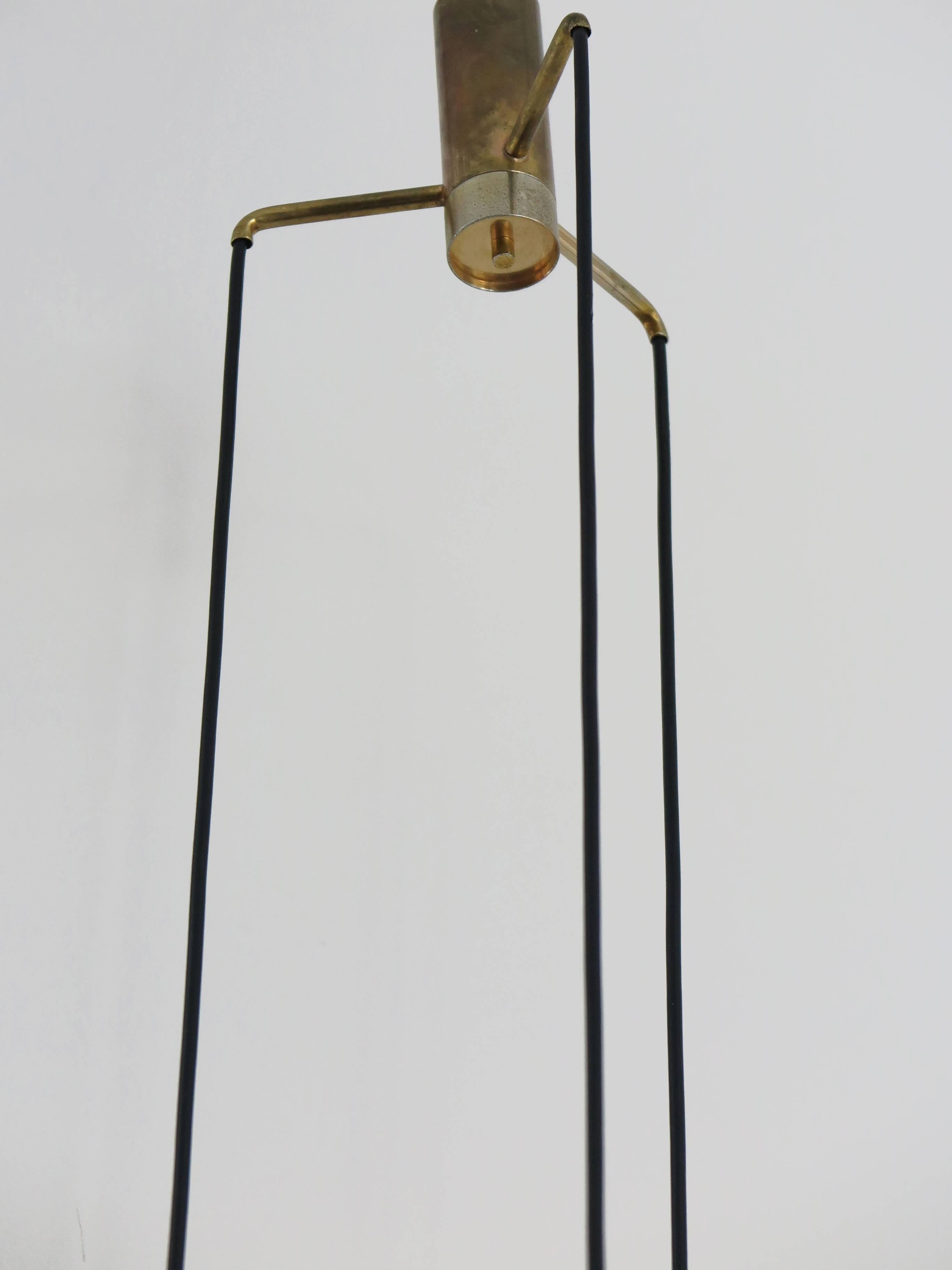 1950s Flavio Poli Italian Midcentury Modern Pendant Glass Lamp for Seguso 5