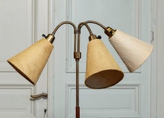 1950s Floor Lamp Attributed to Möller Armaturfabrik, Sweden