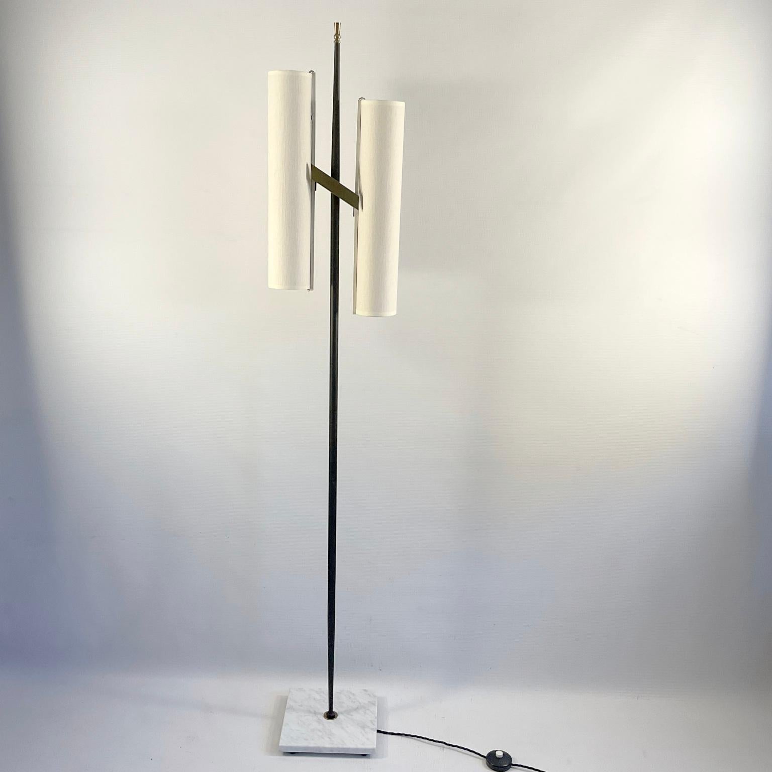 1950s Floor Lamp Attributed to the Maison Arlus For Sale 6