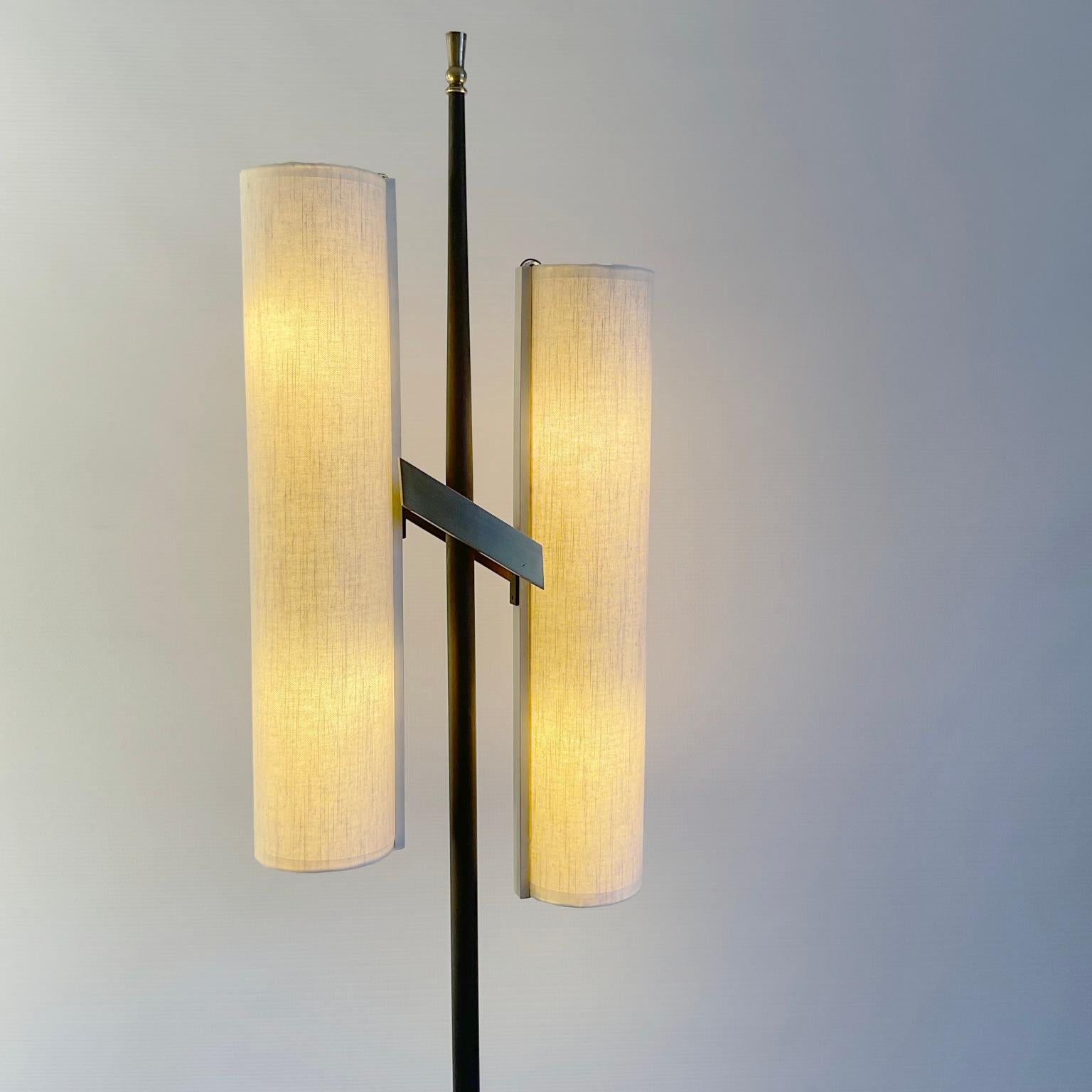 20th Century 1950s Floor Lamp Attributed to the Maison Arlus For Sale