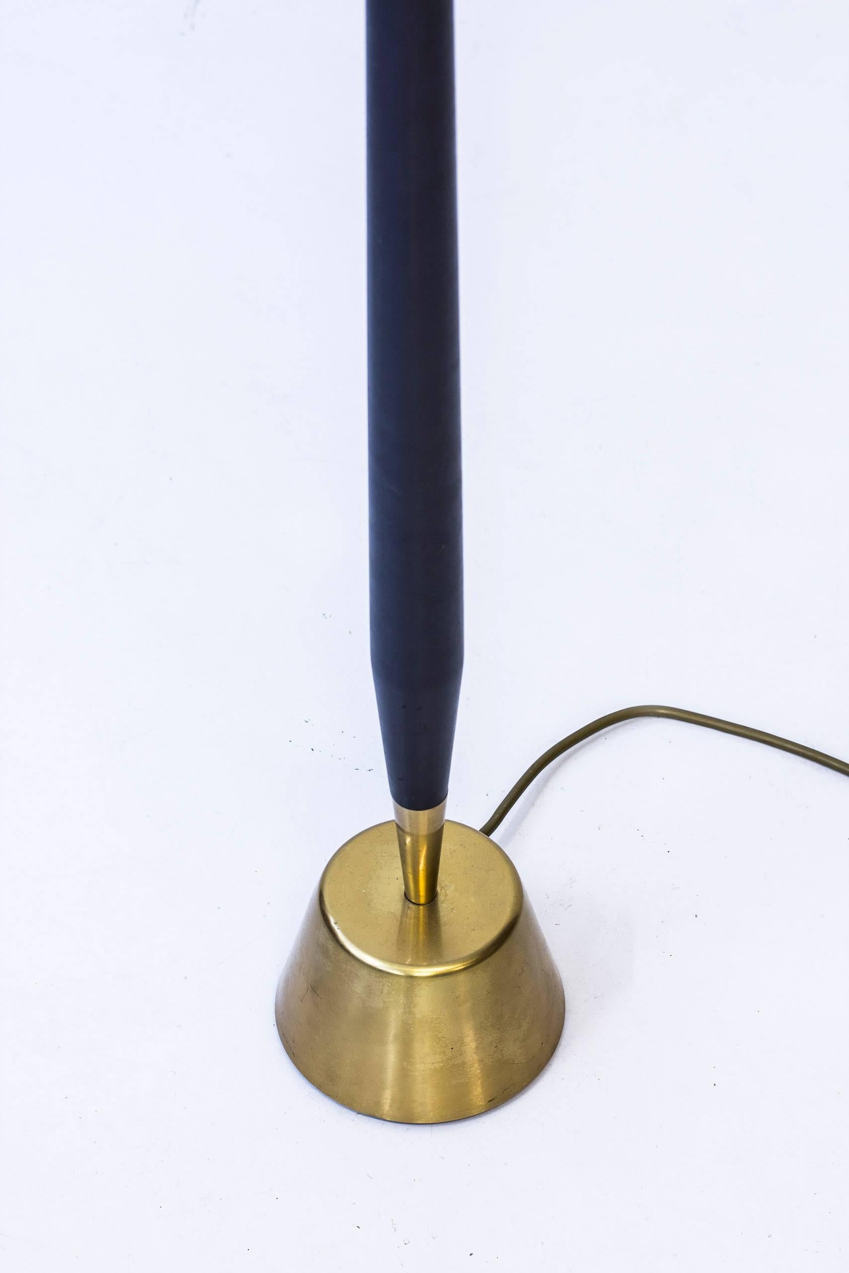 Brass 1950s Floor Lamp by ASEA Belysning, Sweden, 1950s