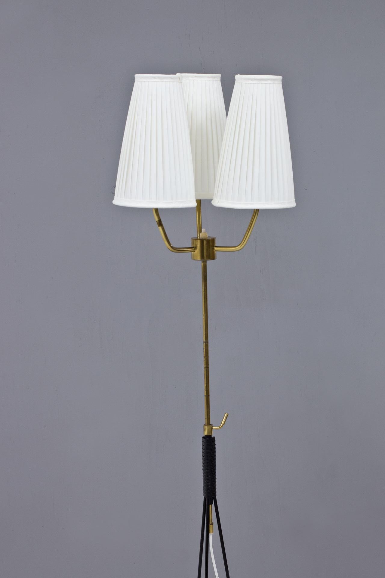 Swedish 1950s Floor Lamp by Eje Ahlgren for AB Luco, Sweden For Sale