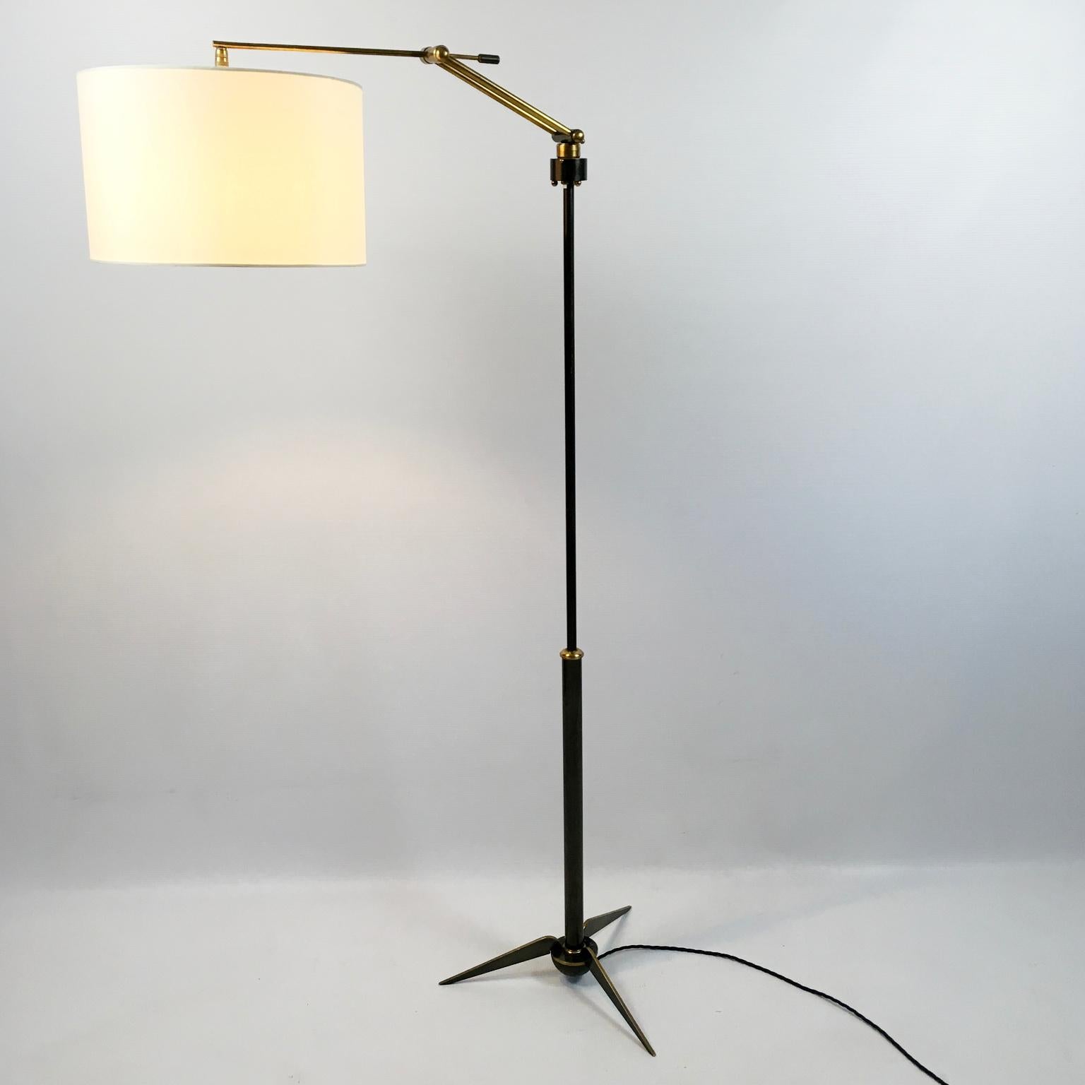 1950s Floor Lamp by Maison Lunel, France 2