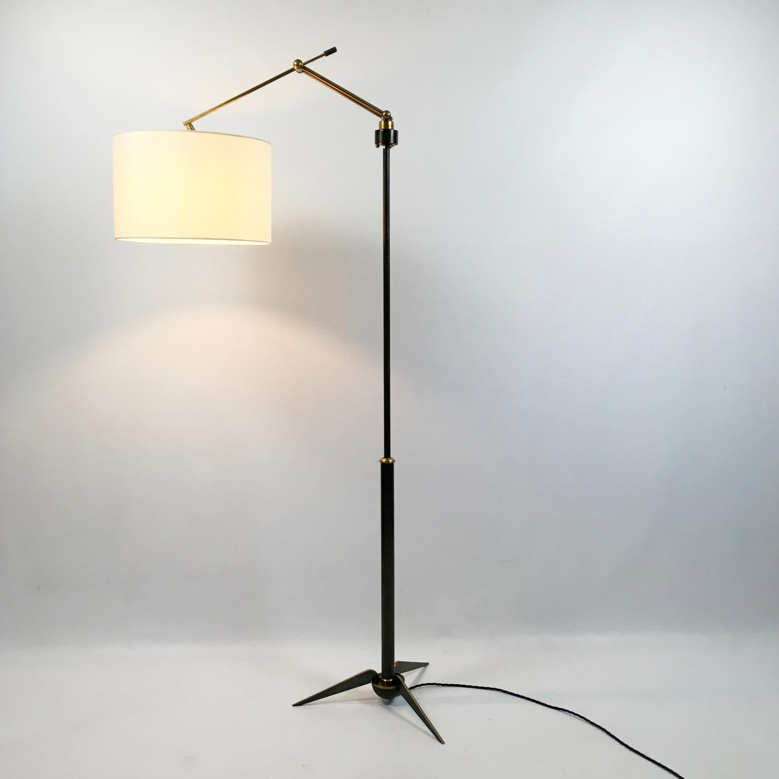 1950s Floor Lamp by Maison Lunel, France 6