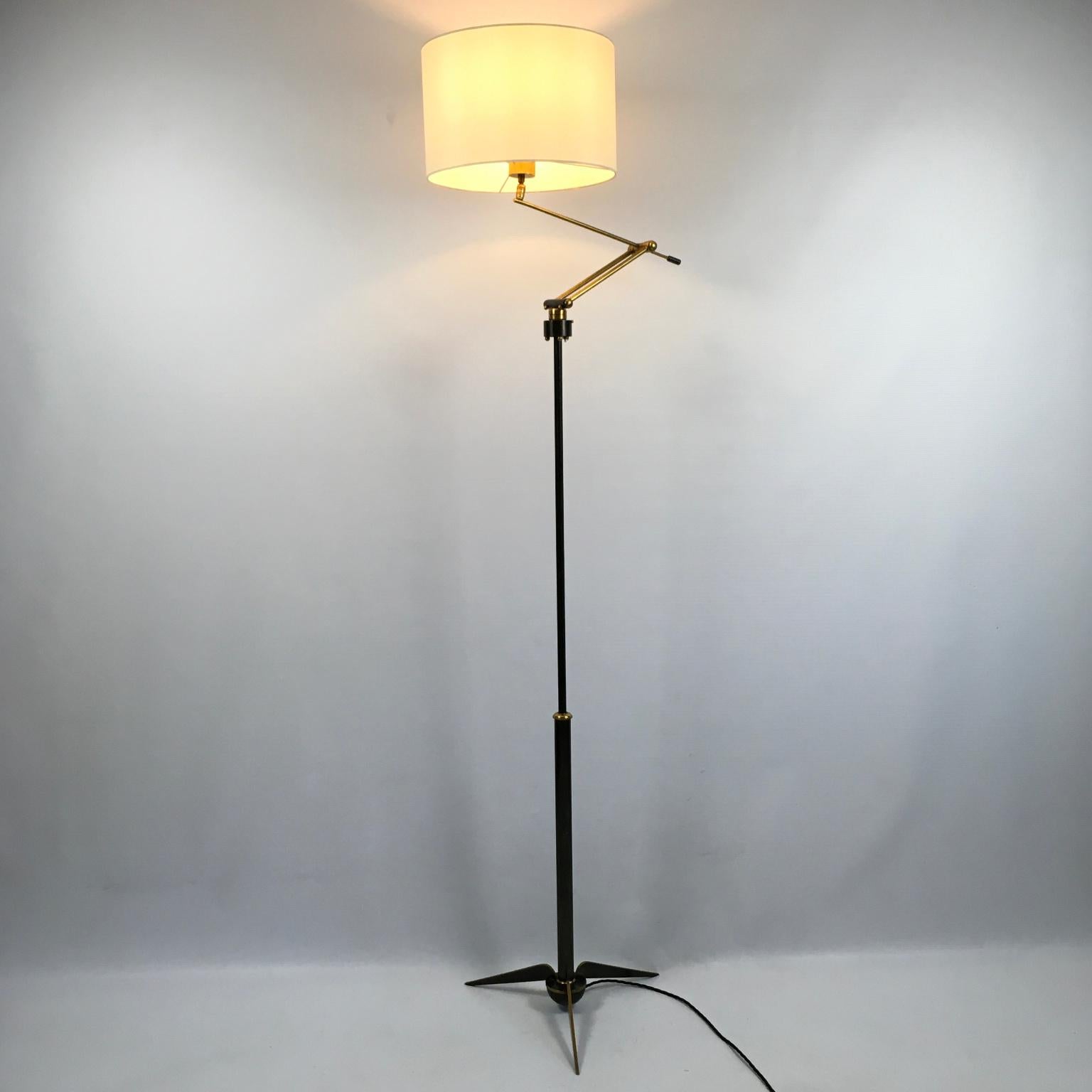 1950s Floor Lamp by Maison Lunel, France 10