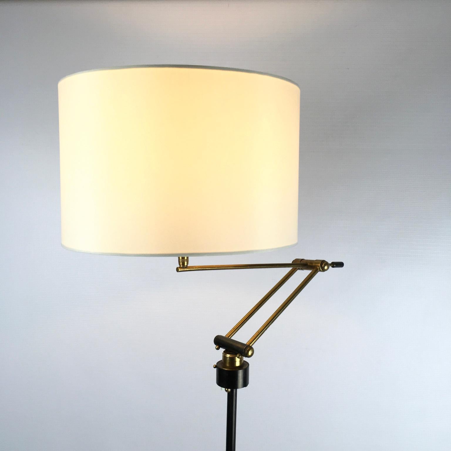 French 1950s Floor Lamp by Maison Lunel, France