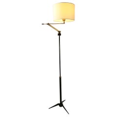 1950s Floor Lamp by Maison Lunel, France