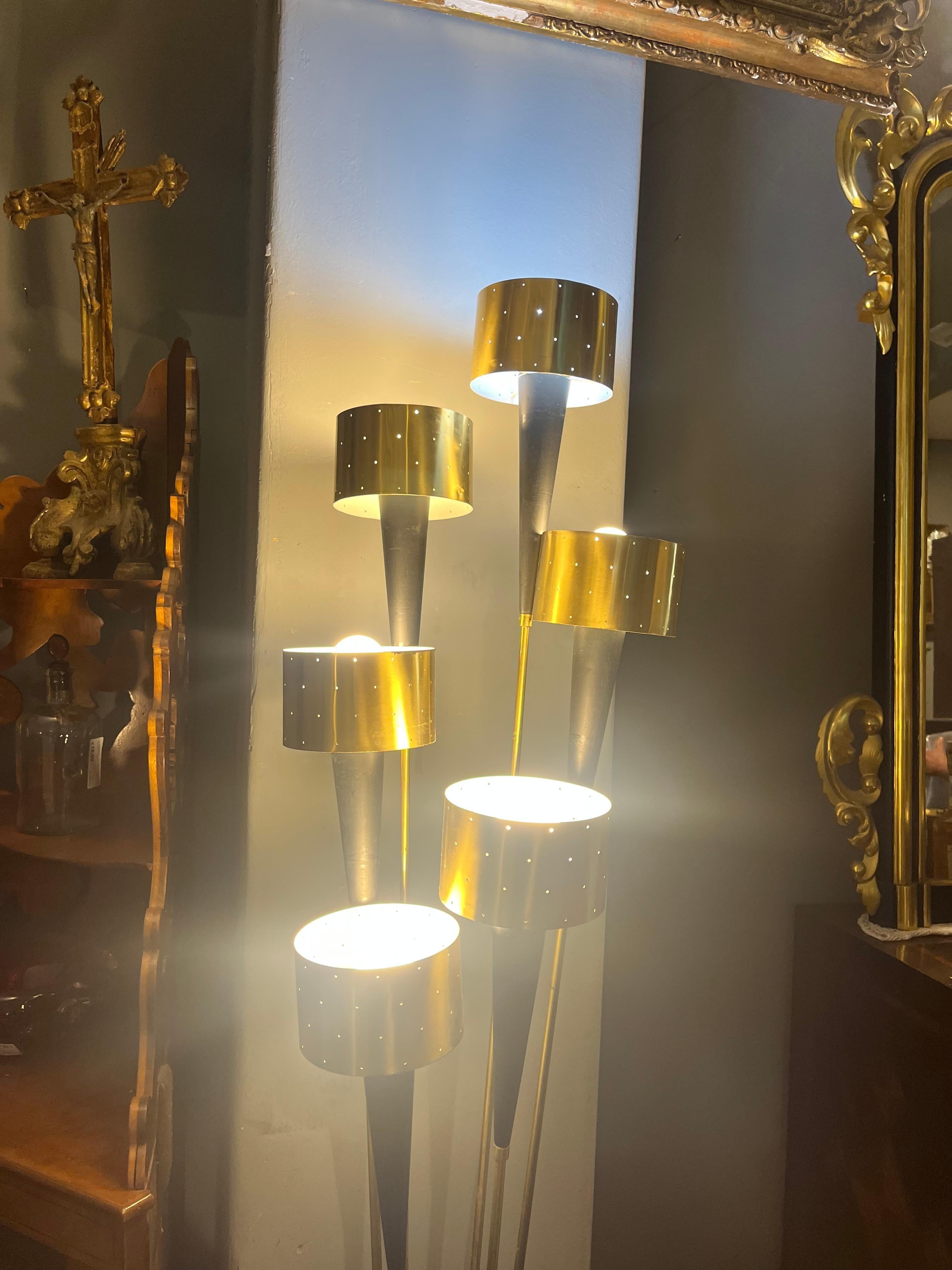 1950s floor lamp by Stilnovo For Sale 3