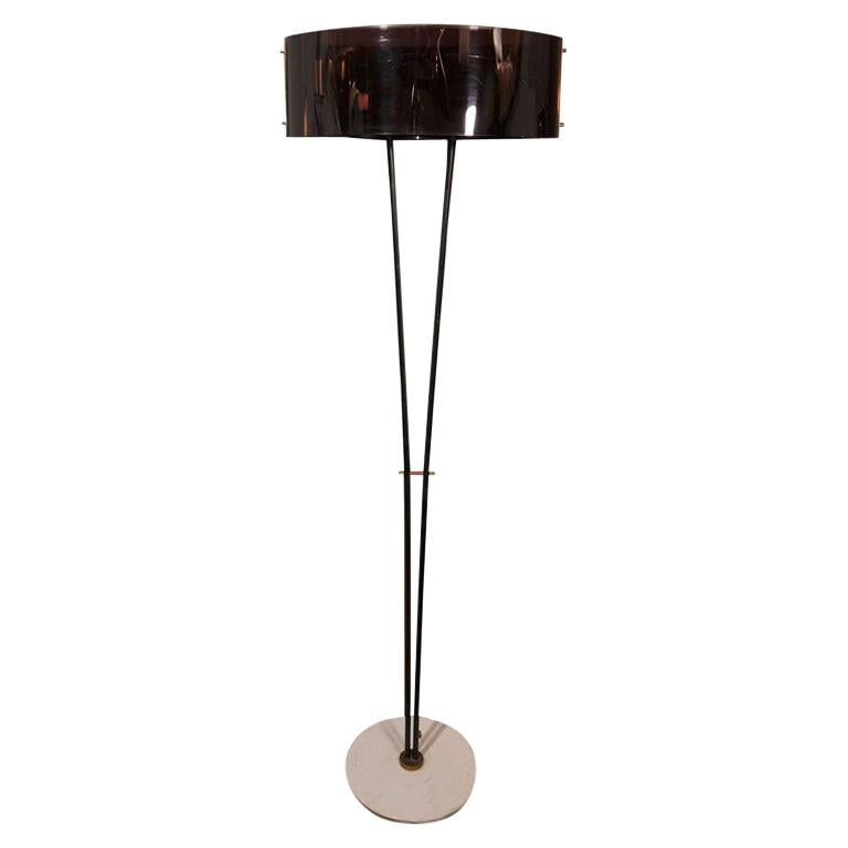 1950's Floor Lamp in the Style of Stilnovo For Sale