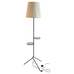 1950s Floor Lamp With Martini Tables
