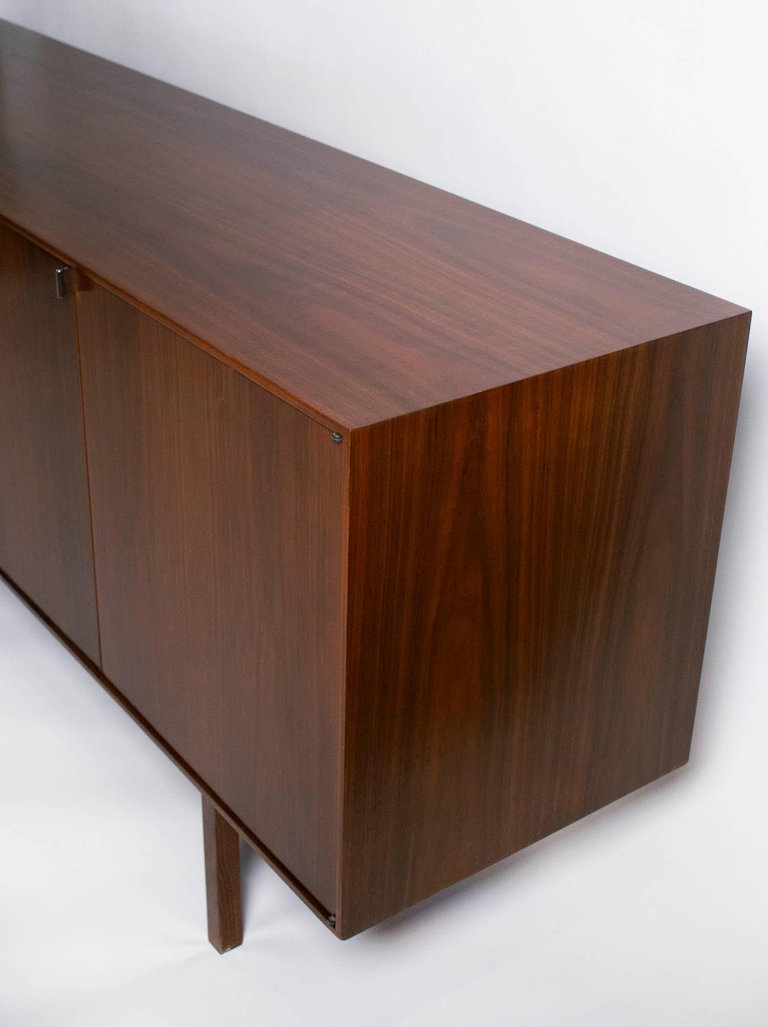 20th Century 1950s Florence Knoll Cabinet in Walnut with Maple Interior Model No. 541