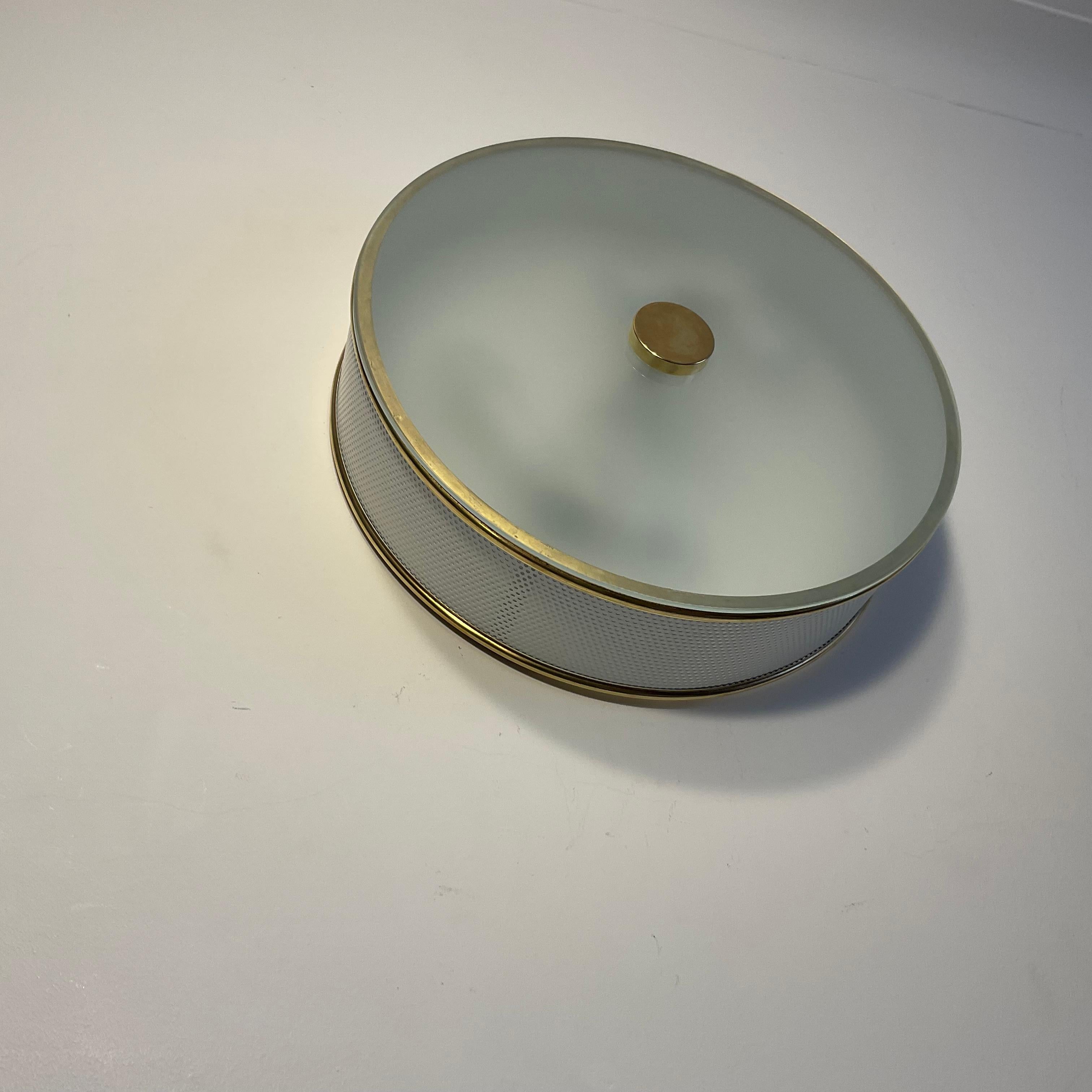 1950s Ceiling Light Attributed to Pierre Guariche for Maison Arlus For Sale 5