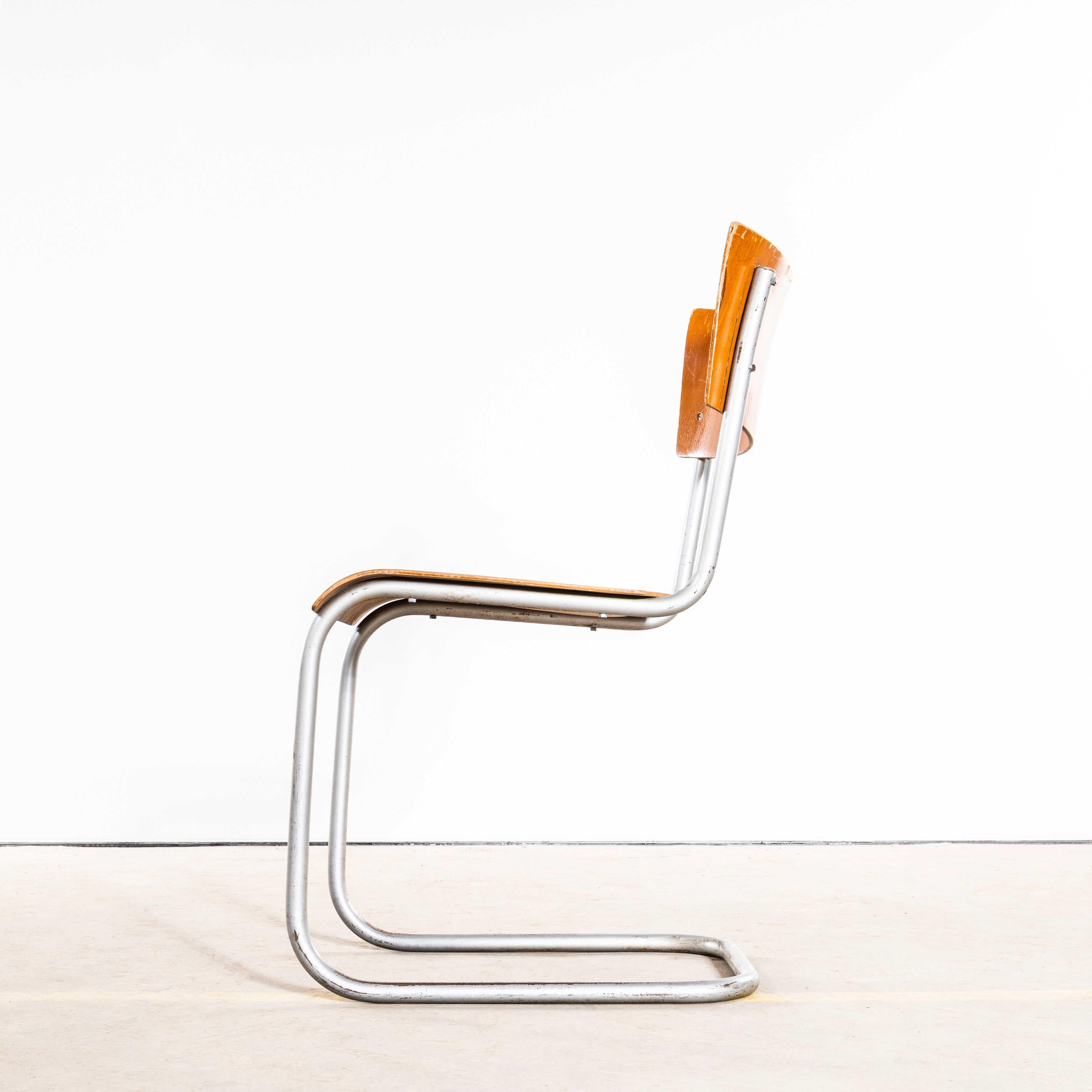 Ceco Sedia da pranzo a sbalzo FN6 degli anni '50 di Mart Stam per Mücke & Melder in vendita