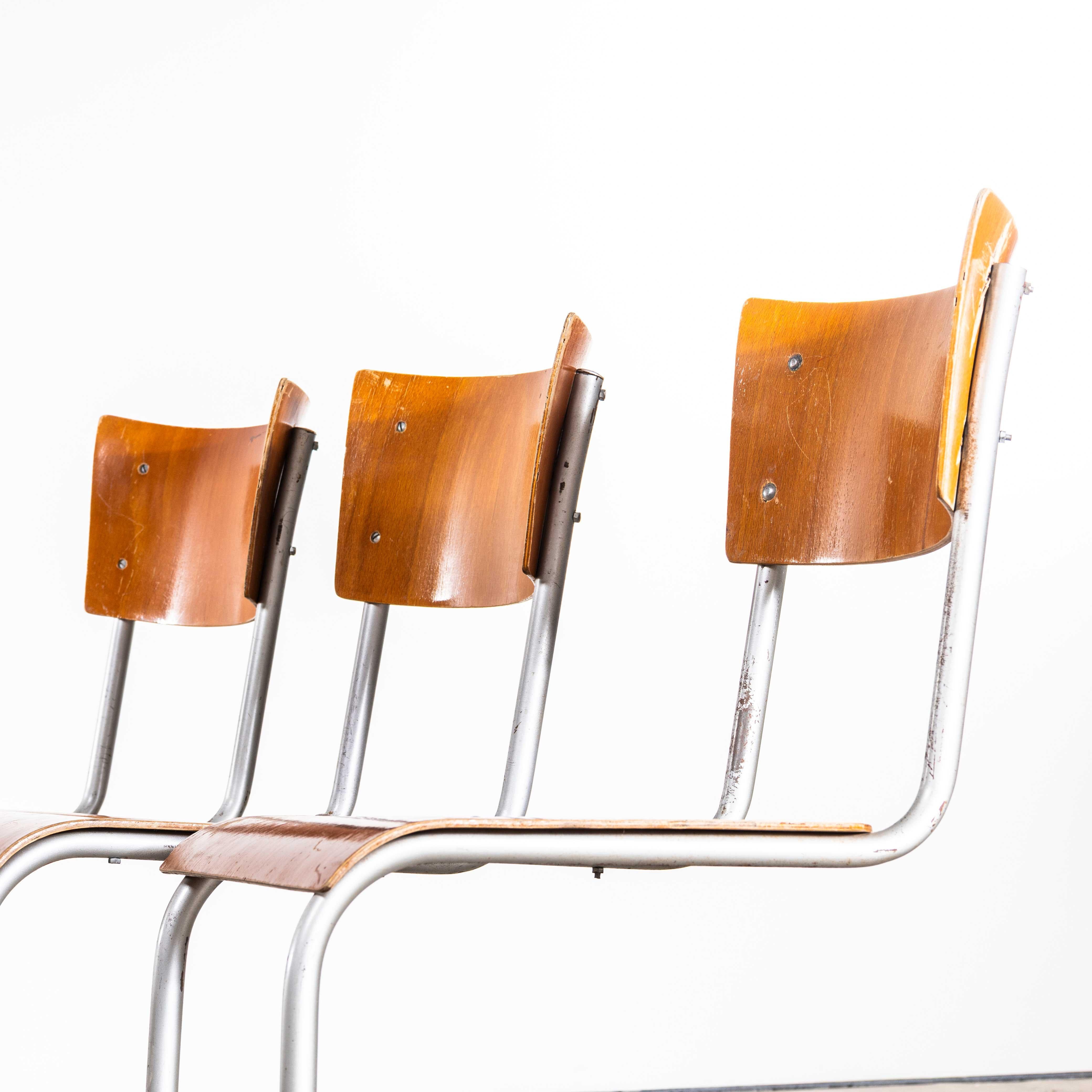 Acciaio Sedia da pranzo a sbalzo FN6 degli anni '50 di Mart Stam per Mücke & Melder in vendita