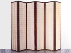 1950s Folding Screen by Joaquim Tenreiro for Rio De Janeiro Jockey Club, Brazil