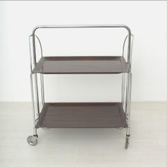 1950s Folding Serving Trolley
