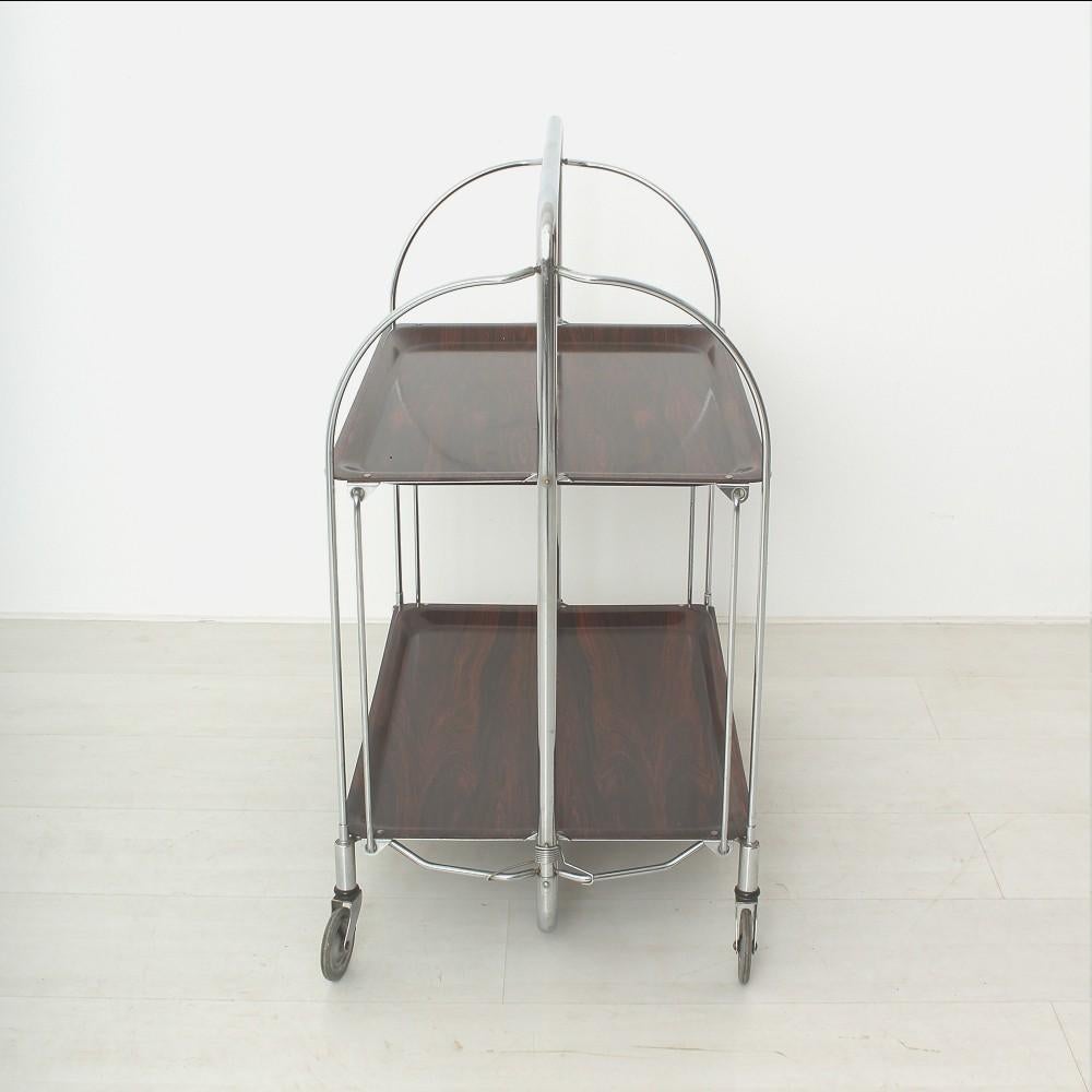1950s Folding Serving Trolley In Good Condition In Freiburg, DE