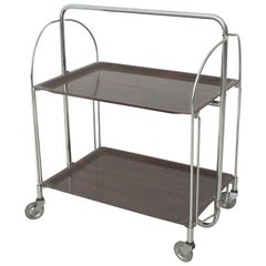 1950s Folding Serving Trolley