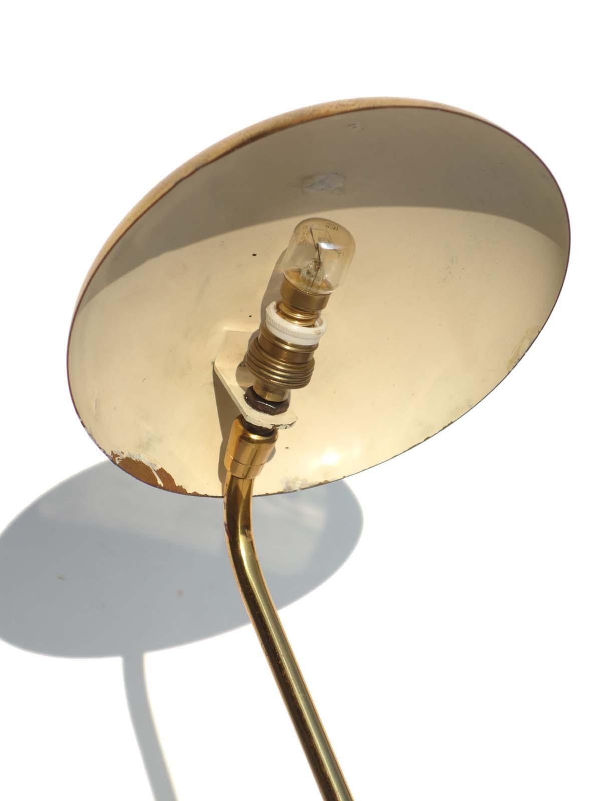 Polished 1950s Fontana Arte Italian Design Midcentury Table Lamp