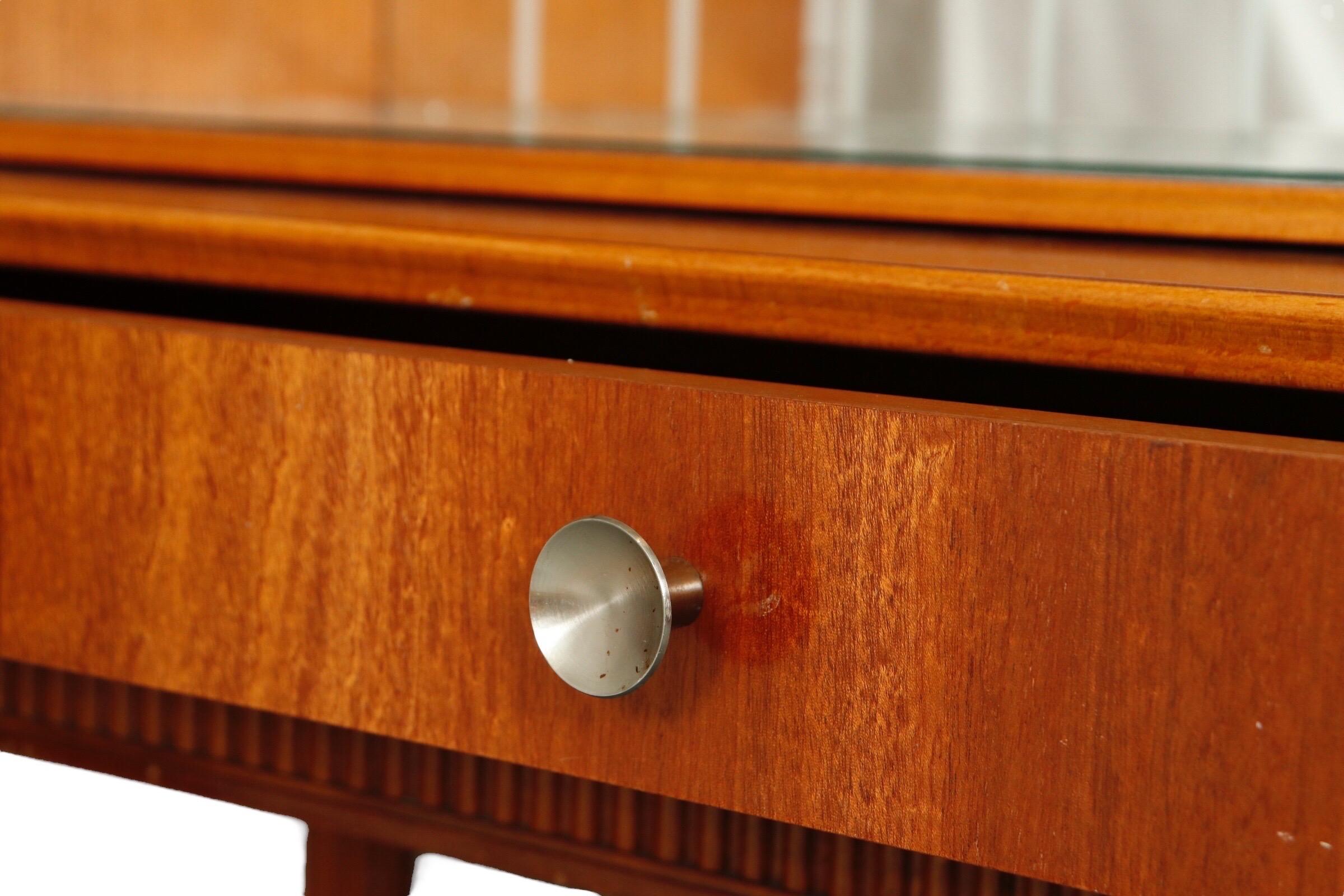 1950’s Förenades Möbler Mahogany Bar Cabinet 1