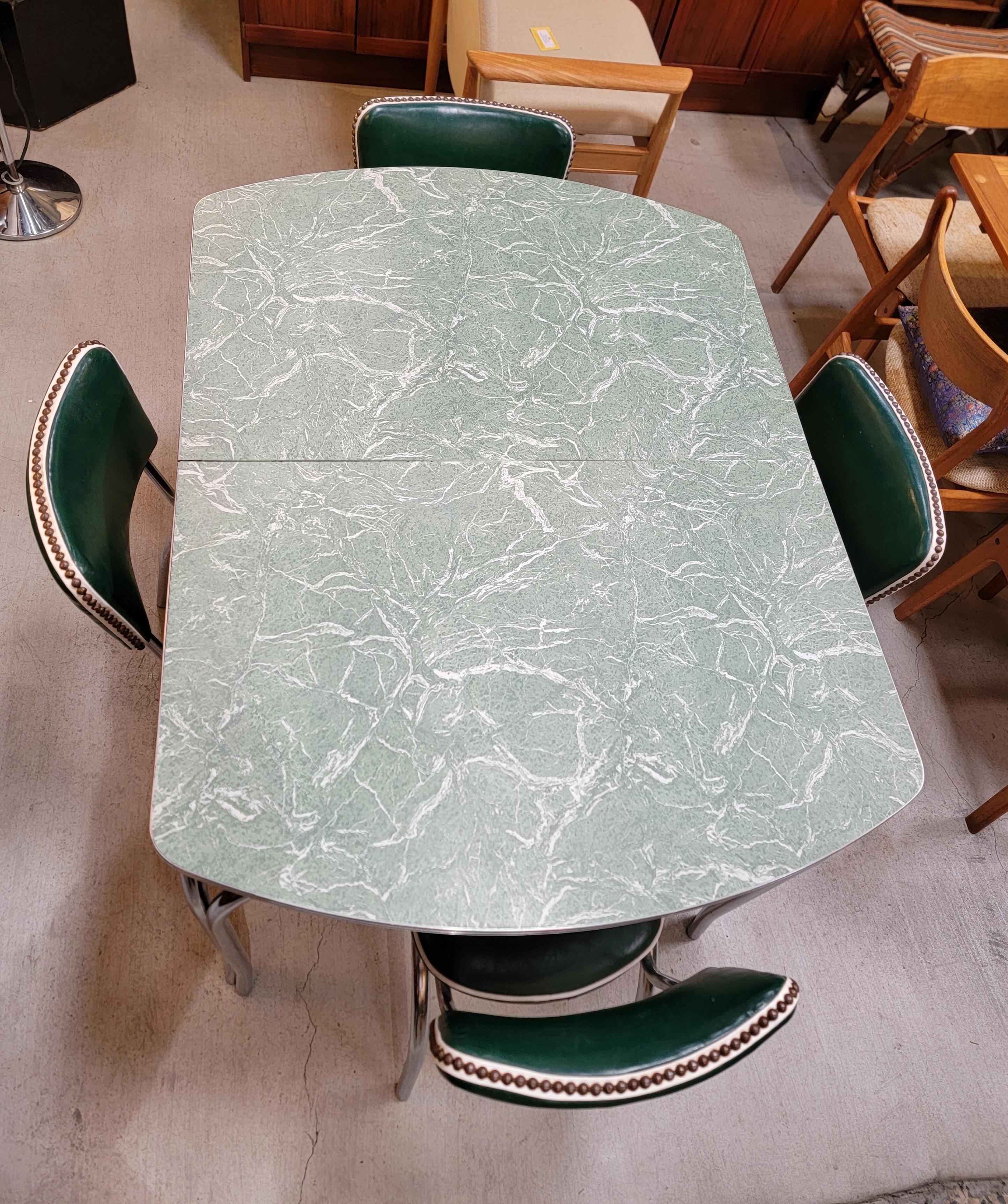 1950s formica kitchen table and chairs for sale