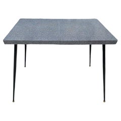 1950s Formica grid dining table with leaf