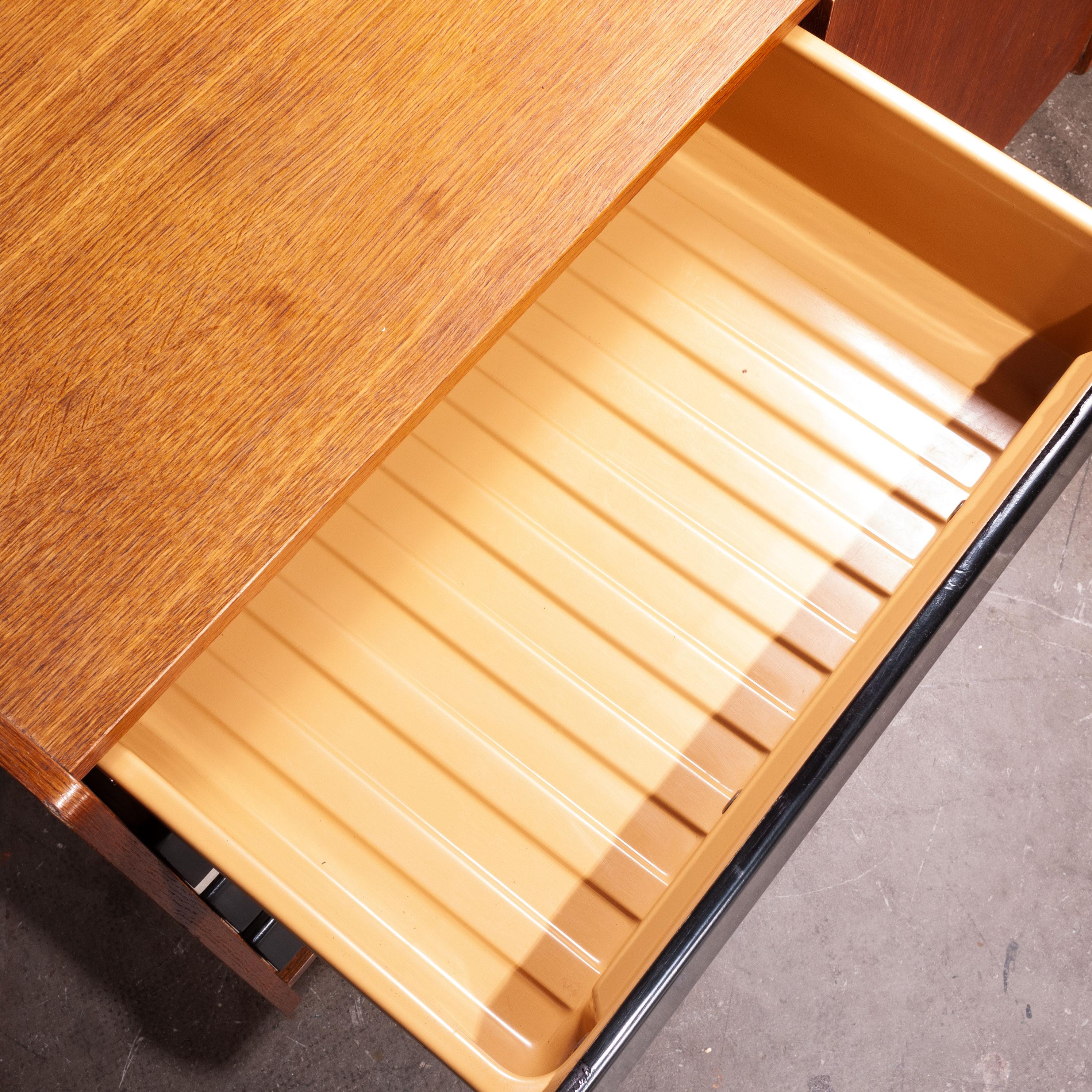 1950s Four Drawer Oak Chest Of Drawers / Cabinet  By Jiri Jiroutek For Interieu 3