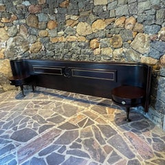 Frank Kyle King Headboard & Nightstands Pepe Mendoza Pulls Modernismo messicano