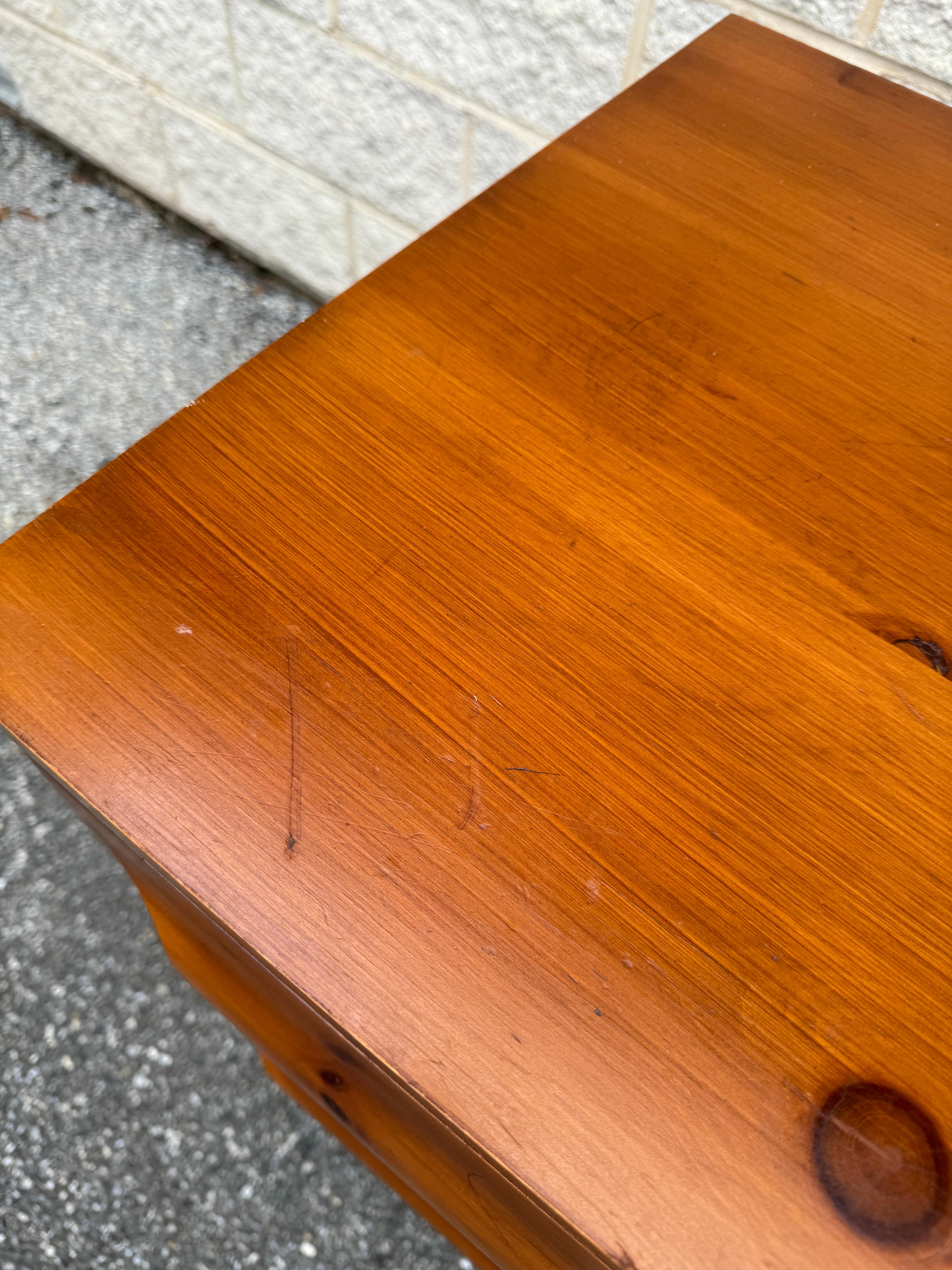 American 1950’s Franklin Shockey Sculptural Pine Dresser For Sale