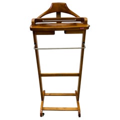 Vintage 1950s Fratelli Reguitti Italian Maple Wood Men’s Valet