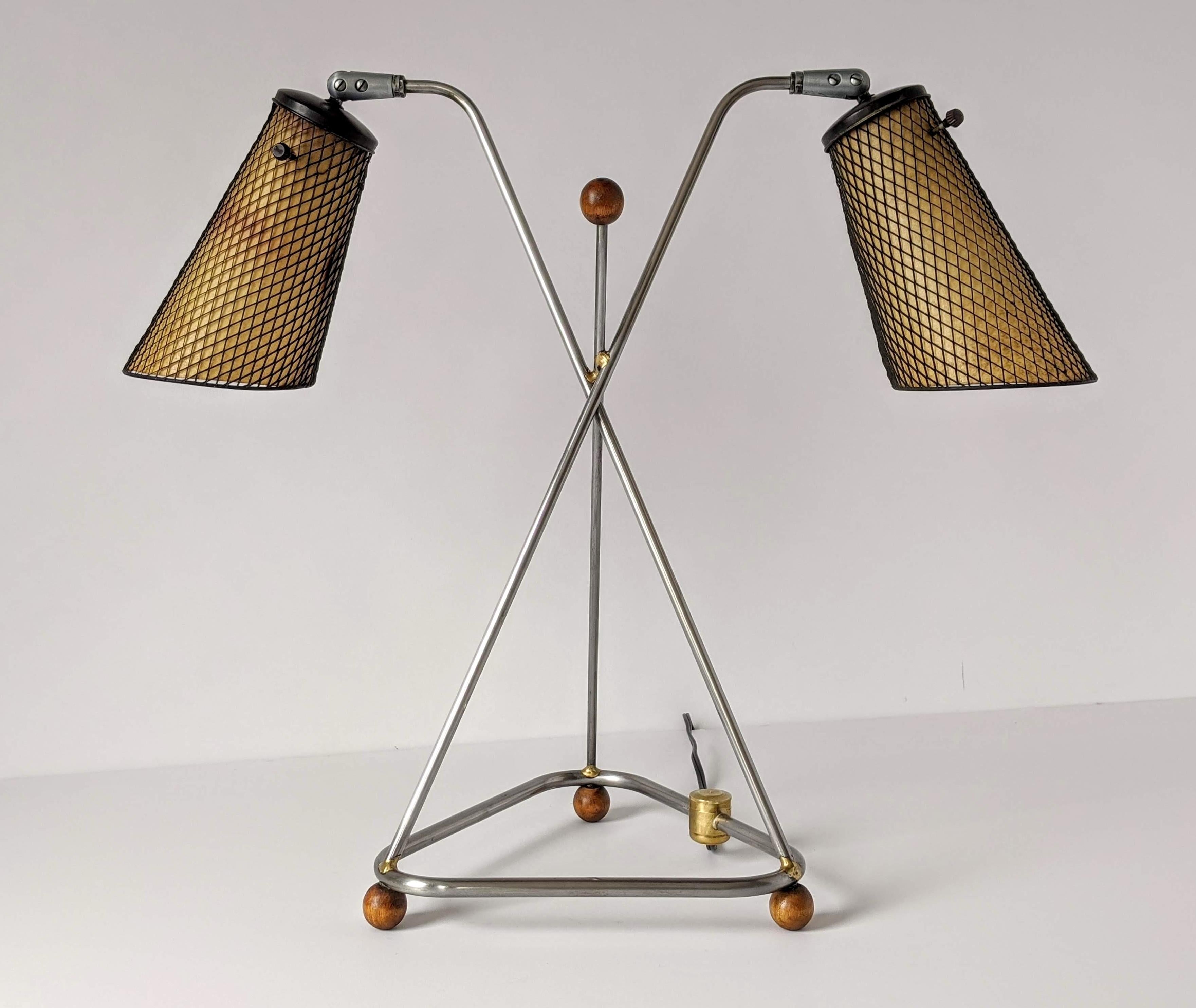 1950s Frederick Weinberg Table Lamp, USA For Sale 7