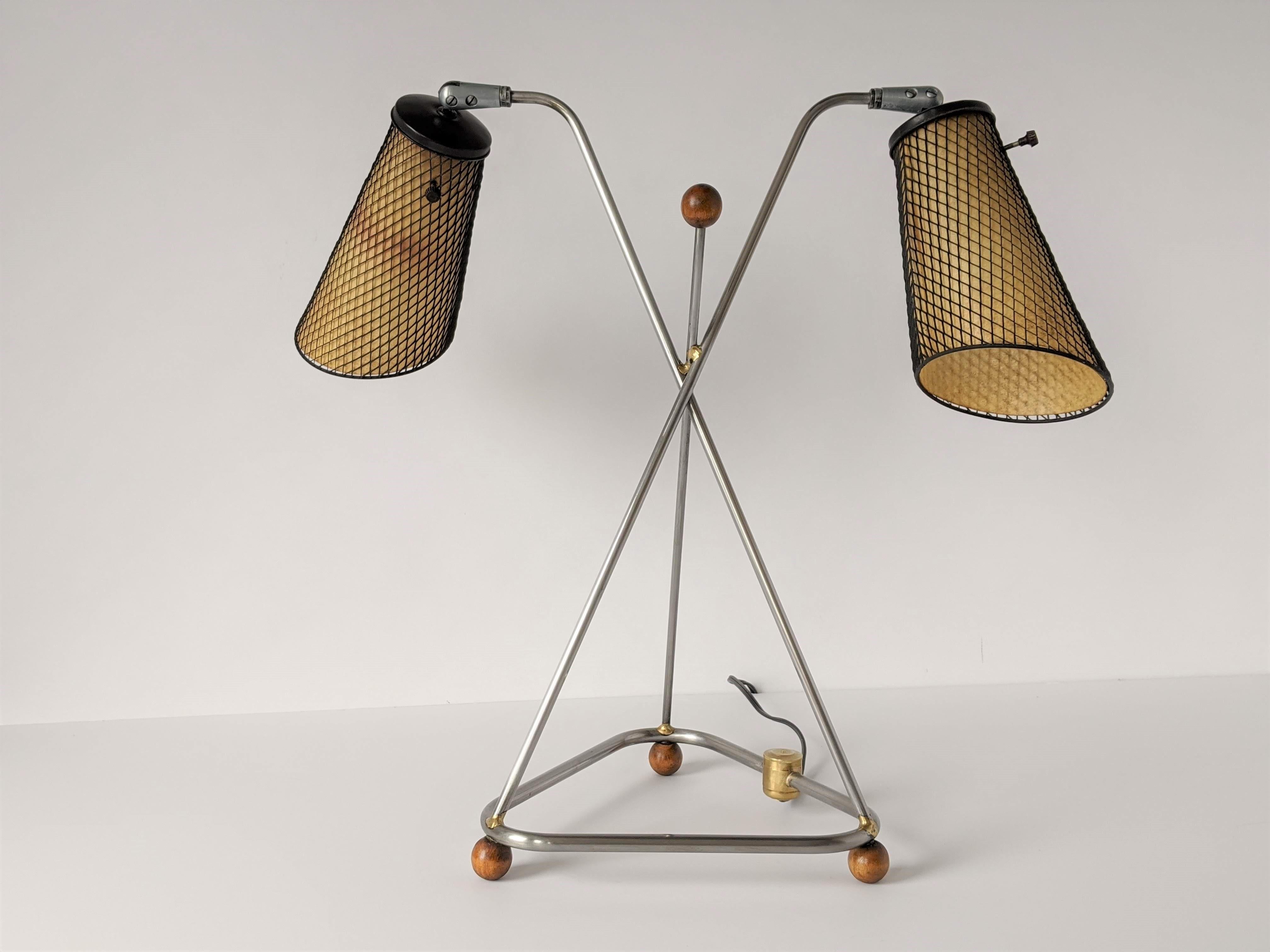 Americano Lampada da tavolo Frederick Weinberg del 1950, USA in vendita