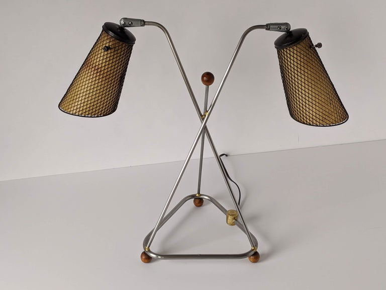 1950s Frederick Weinberg Table Lamp, USA In Good Condition For Sale In St- Leonard, Quebec