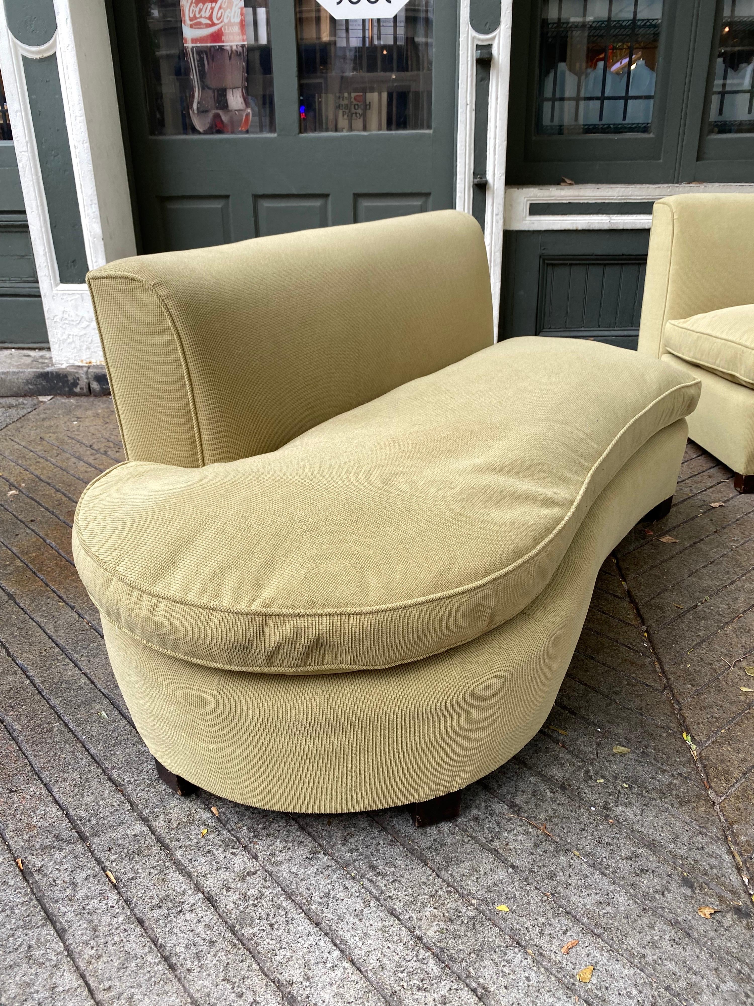 American 1950's Free-Form Sectional Sofa