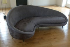 1950s Free Shape Italian Sofa