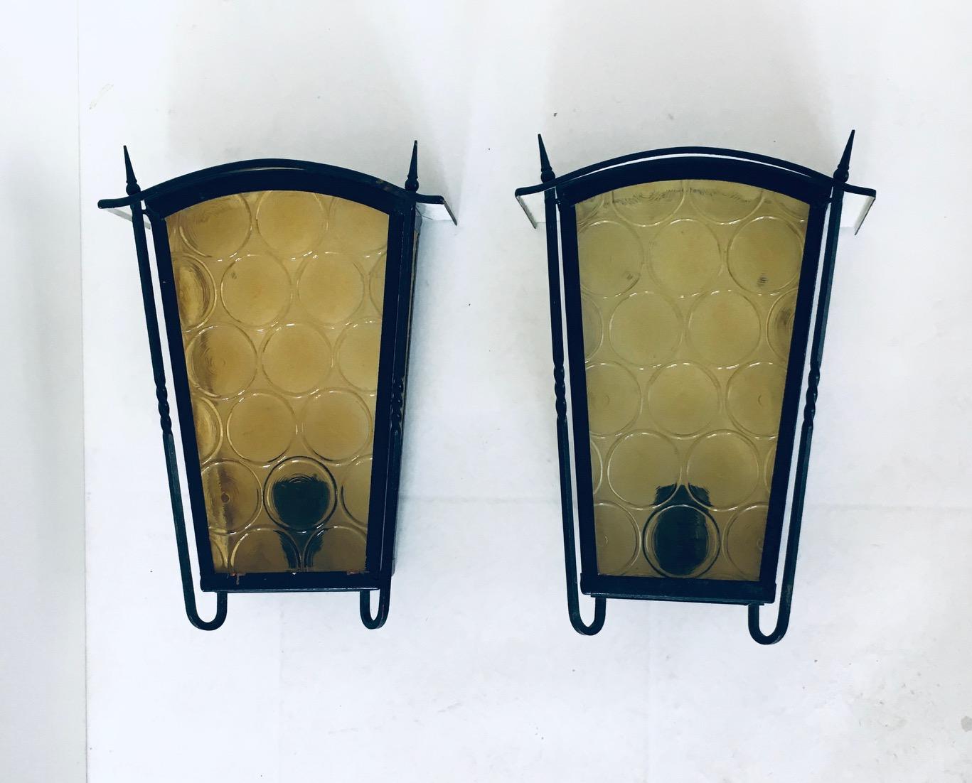 1950er Jahre Französisch architektonischen Design Outdoor-Wandleuchte Set im Angebot 8