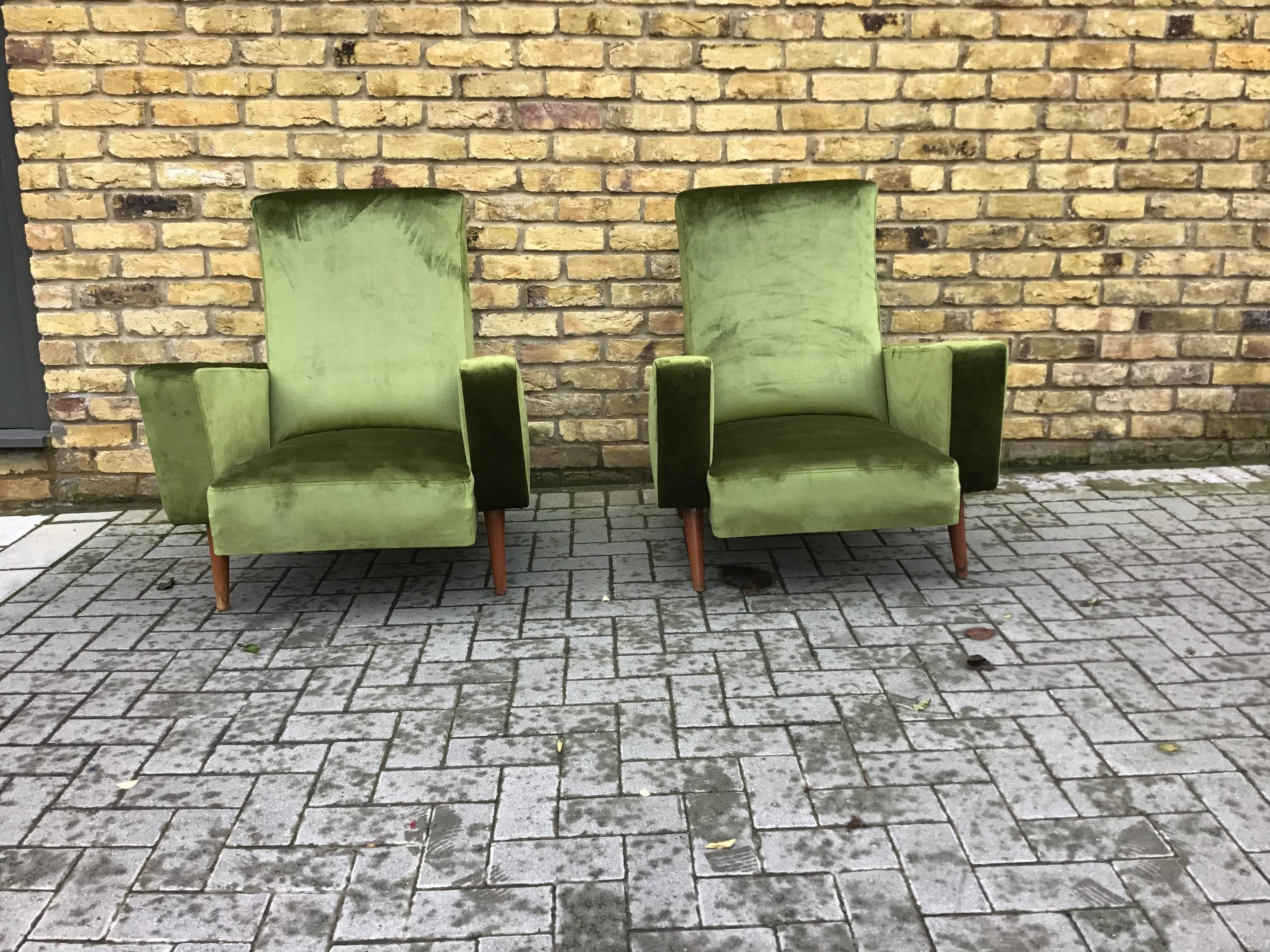 1950s French Armchairs In Good Condition In London, Lambeth