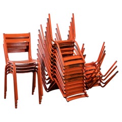 1950’s French ArtProg Metal Stacking Outdoor Chairs – Last Few Remaining