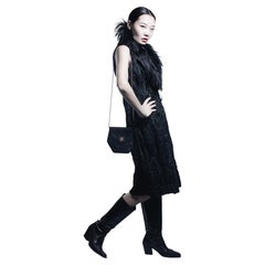 HOCUS POCUS goat & astrakhan fur vintage antique piece