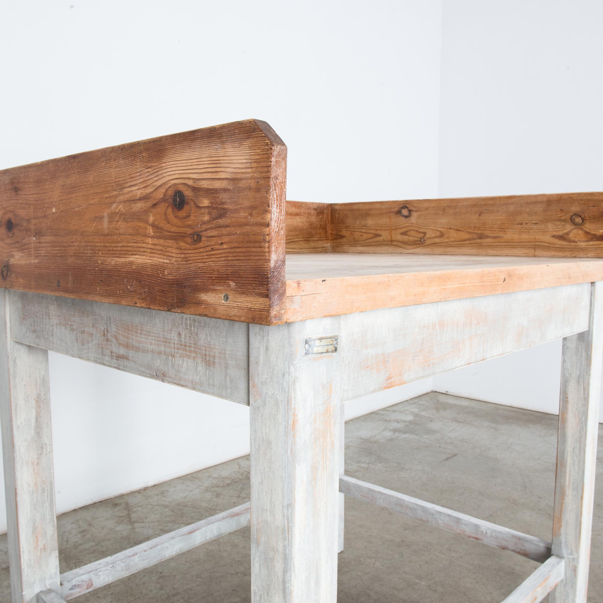 Mid-20th Century 1950s French Bakery Table