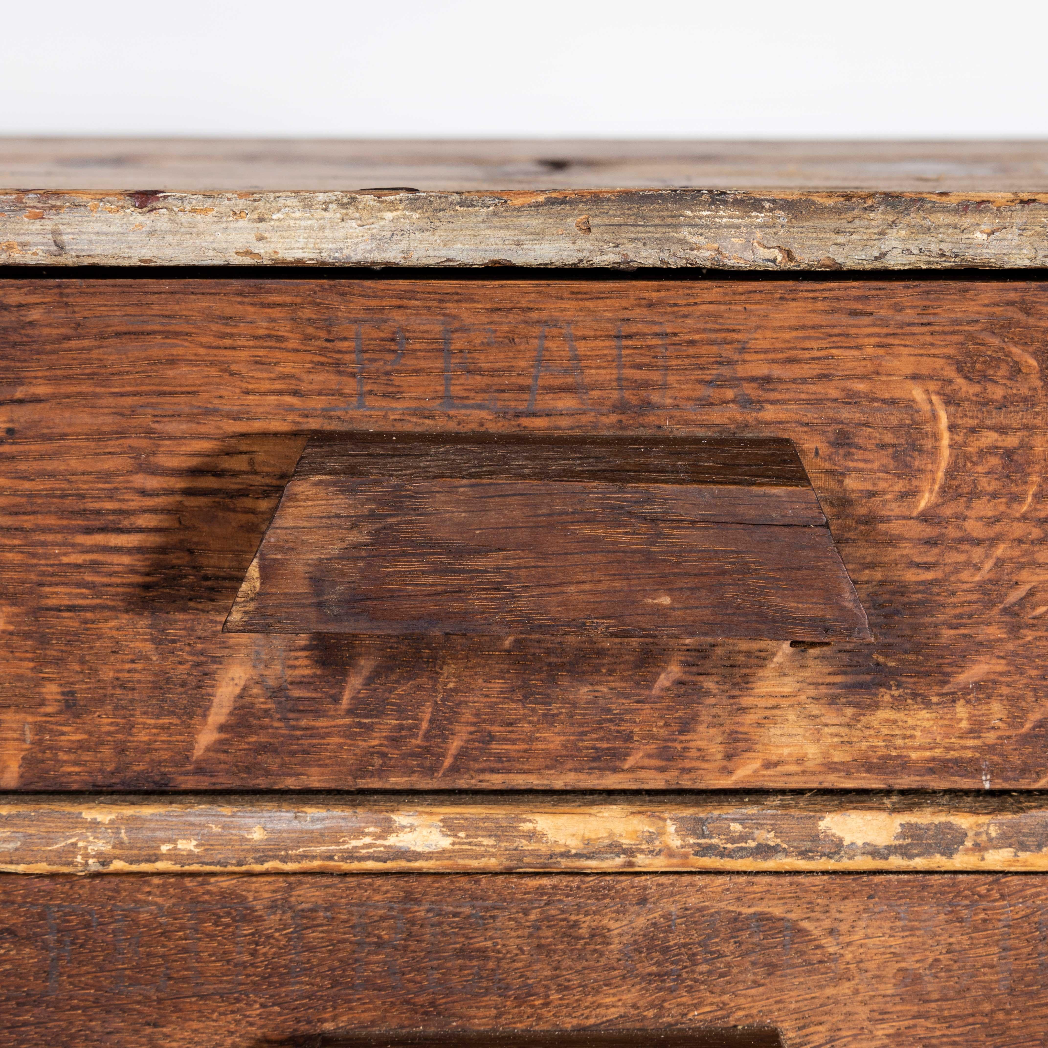1950s French Bank of Workshop Drawers, Twenty Four Drawers For Sale 5
