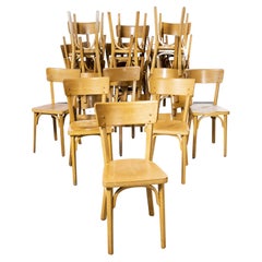 Retro 1950's French Baumann Blonde Beech Bentwood Dining Chairs, Various Qyt