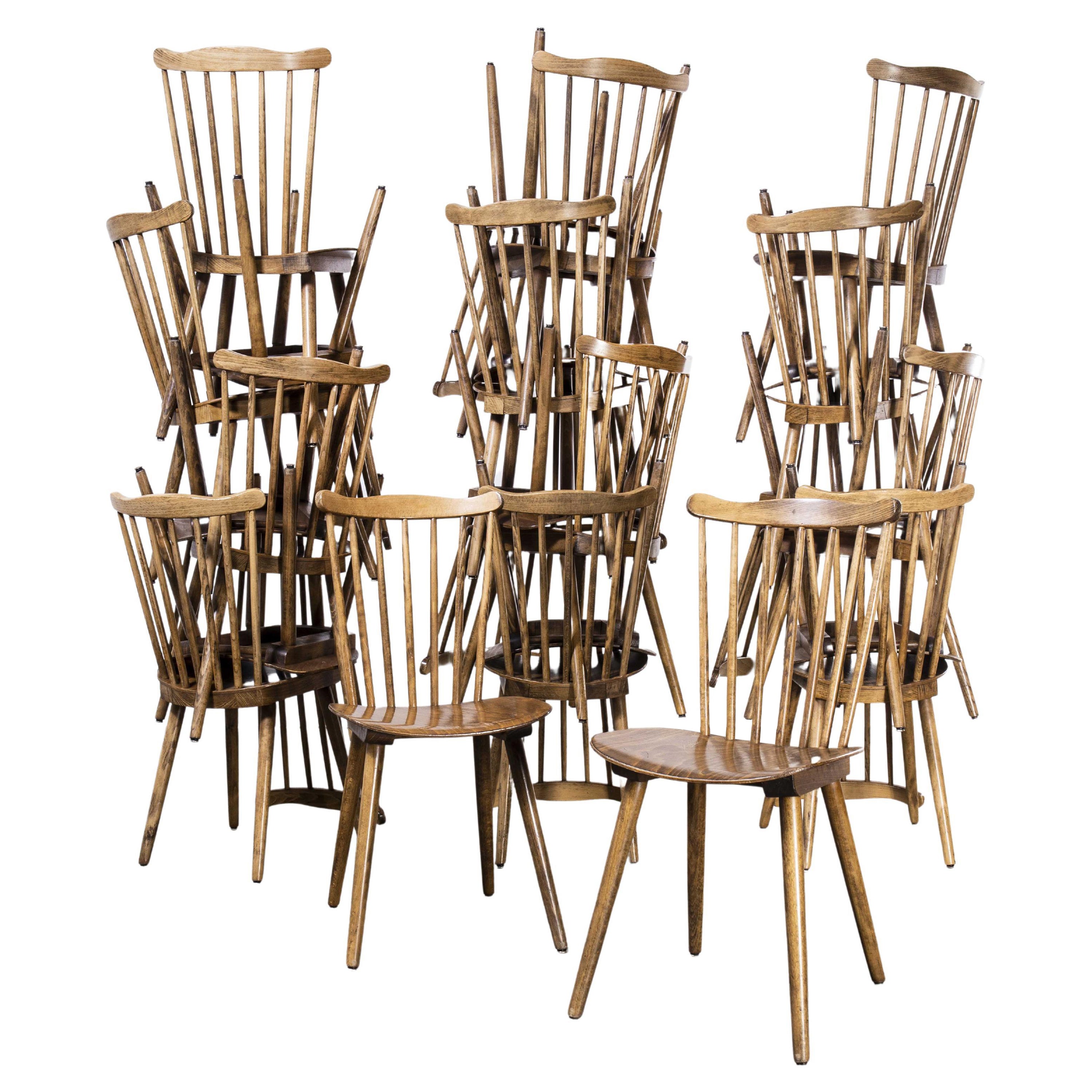 1950
s French Baumann Menuet Dining Chair, Various Quantities Available