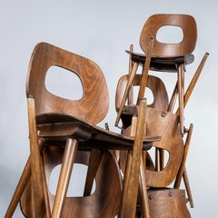 Chaise de salle à manger Baumann des années 1950 - bonnes quantités disponibles