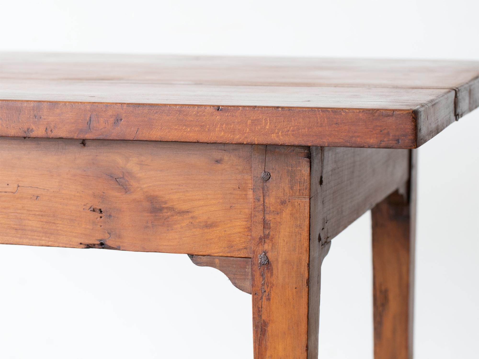 1950s French Beech Farmhouse Dining Table 7