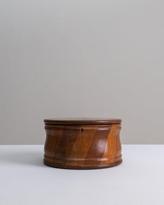 1950s French Box With Marquetry Fleur-de-Lis Motif